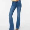 Jeans a vita bassa e taglio svasato Vmsigi