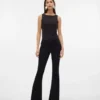 Jeans a vita bassa e taglio svasato Vmsigi