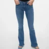 Jeans a vita bassa e taglio svasato Vmsigi