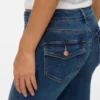 Jeans a vita bassa e taglio svasato Vmsigi