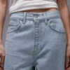 Jeans a vita bassa e vestibilità ampia di Topshop