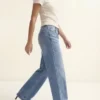 Jeans a vita bassa e vestibilità ampia Vmhallie