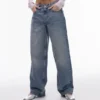 Jeans a vita bassa e vestibilità comoda di Topshop