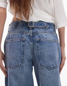 Jeans a vita bassa e vestibilità comoda di Topshop