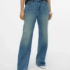 Jeans a vita bassa e vestibilità dritta Vmtokey