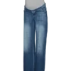 Jeans a vita media con gamba larga