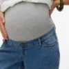 Jeans a vita media con vestibilità “Mom Fit”