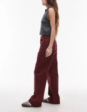 Jeans a vita media e gamba larga di Topshop