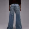 Jeans a vita media e gamba larga di Topshop