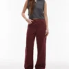 Jeans a vita media e gamba larga di Topshop