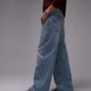 Jeans a vita media e gamba larga di Topshop