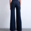 Jeans a vita media e taglio svasato Tsmarie