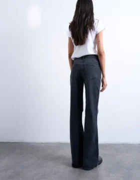 Jeans a vita media e taglio svasato Tsmarie