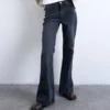 Jeans a vita media e taglio svasato Tsmarie