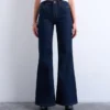 Jeans a vita media e taglio svasato Tsmarie
