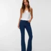 Jeans a vita media e taglio svasato Vmelly