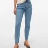 Jeans alla caviglia Vmbrenda a vita alta e vestibilità «mom»