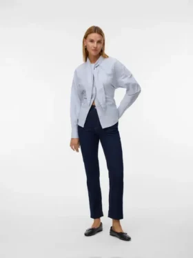 Jeans Awalice a vita alta con vestibilità Mom Fit
