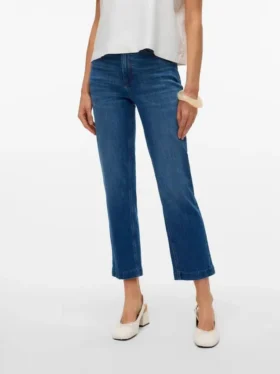 Jeans Awalice a vita alta con vestibilità Mom Fit