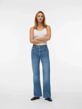 Jeans Awemily a vita alta con taglio “Mom Fit”