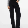 Jeans in velluto a coste a vita alta e vestibilità ampia Vmtessa