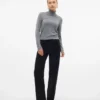 Jeans in velluto a coste a vita alta e vestibilità ampia Vmtessa