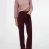 Jeans in velluto a coste a vita alta e vestibilità ampia Vmtessa