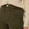 Jeans in velluto a coste a vita alta e vestibilità ampia Vmtessa