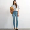 Jeans skinny a vita alta Tsjamie