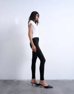 Jeans skinny a vita alta Tsjoni