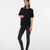 Jeans slim fit a vita media