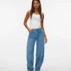 Jeans Snrancy a vita alta e vestibilità ampia