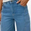 Jeans Snrancy a vita alta e vestibilità ampia