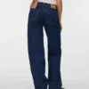 Jeans Snrancy a vita bassa e gamba larga
