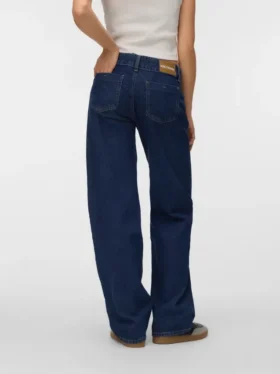 Jeans Snrancy a vita bassa e gamba larga