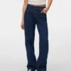 Jeans Snrancy a vita bassa e gamba larga