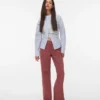 Jeans Snrancy a vita media e gamba larga
