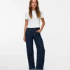 Jeans Snrancy a vita media e gamba larga