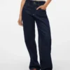 Jeans Snrancy a vita media e gamba larga
