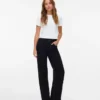 Jeans Snrancy a vita media e gamba larga