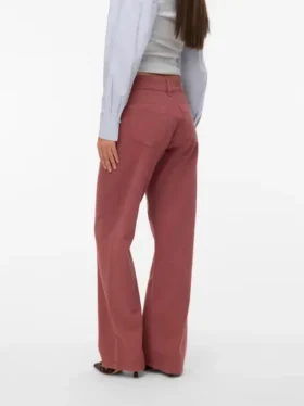 Jeans Snrancy a vita media e gamba larga