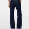 Jeans Snrancy a vita media e gamba larga