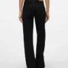 Jeans Snrancy a vita media e gamba larga