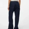 Jeans Snrancy a vita media e gamba larga