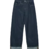 Jeans Snrancy a vita media e gamba larga