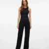 Jeans Snrancy a vita media e gamba larga