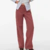 Jeans Snrancy a vita media e gamba larga