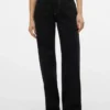 Jeans Snrancy a vita media e gamba larga