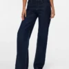 Jeans Snrancy a vita media e gamba larga
