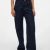 Jeans Snrancy a vita media e gamba larga